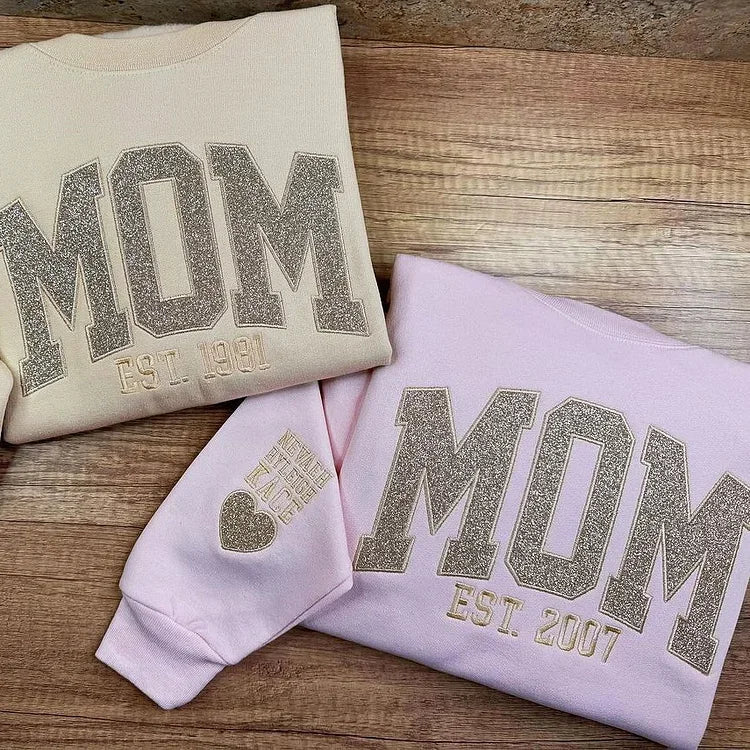 🔥 Sparkling Love - Custom MAMA Sweatshirts