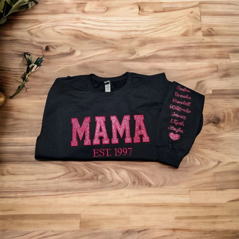 🔥 Sparkling Love - Custom MAMA Sweatshirts